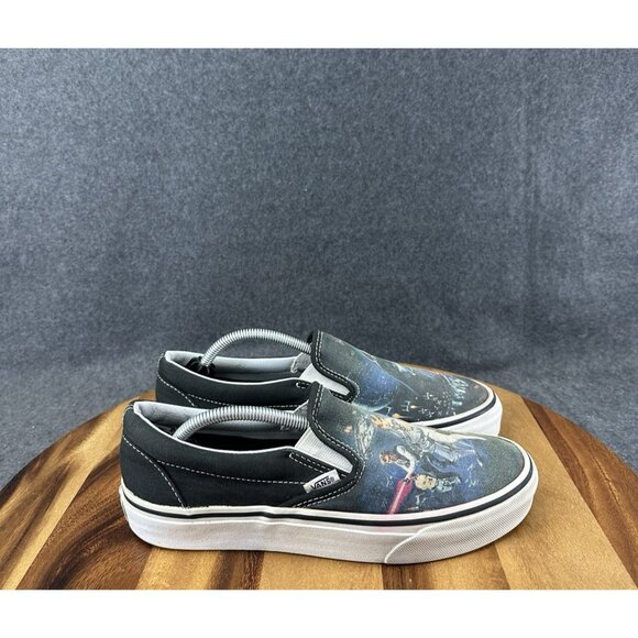 Vans Star Wars Classic Slip On Shoes A New Hope Mens 7 Womens 8.5 - Picture 1 of 13